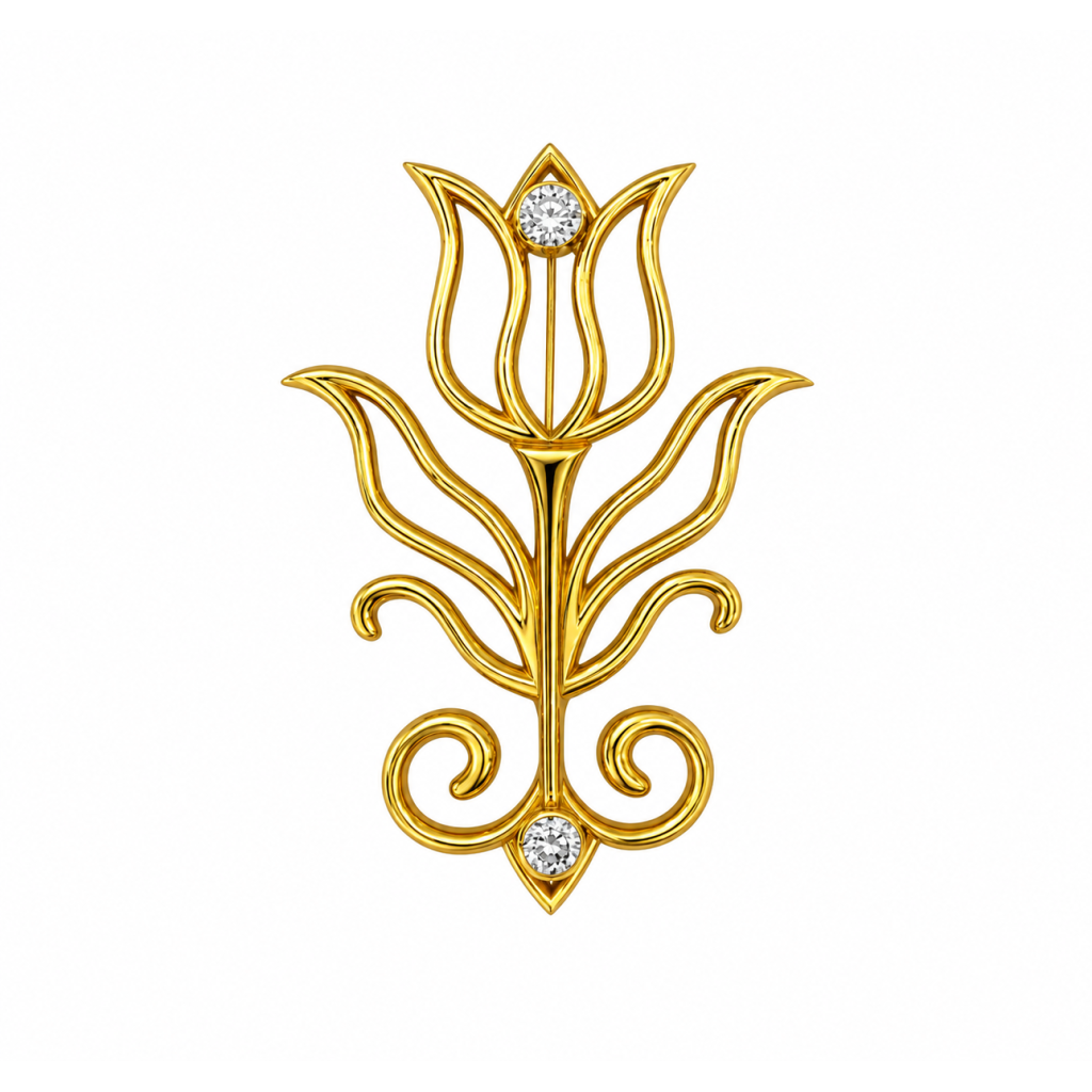 Lale Yaka İğnesi